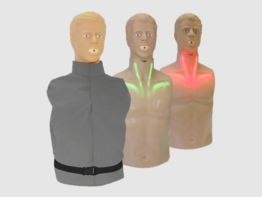 "Александр-03" тренажер-манекен взрослого пострадавшего для отработки приемов сердечно-легочной реанимации (голова, торс) со светозвуковым индикатором - fgospostavki.ru - Тула