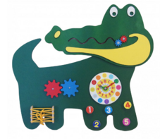 Бизиборд «Зеленый крокодил» - fgospostavki.ru - Тула