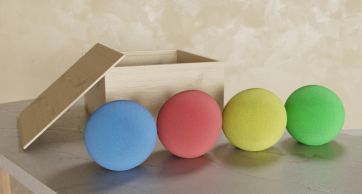 Набор кинезиологических мячей в коробке - fgospostavki.ru - Тула