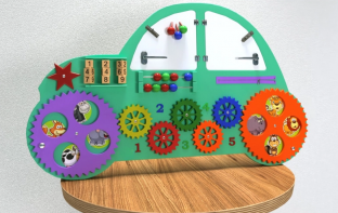 Бизипанель «Машинка» - fgospostavki.ru - Тула