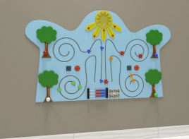 Настенная панель «Счет, фигуры, цвета» - fgospostavki.ru - Тула