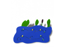 Тактильно-развивающая панель «Пруд» - fgospostavki.ru - Тула