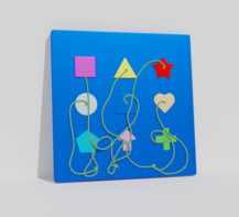 Тактильно-развивающая панель «Геометрия» - fgospostavki.ru - Тула