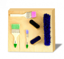 Тактильно-развивающая панель с мягкими кисточками - fgospostavki.ru - Тула