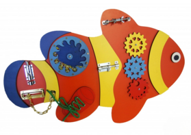 Бизиборд «Оранжевая рыбка» - fgospostavki.ru - Тула