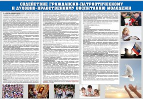Стенд "Содействие гражданско-патриотическому и духовно-нравственному воспитанию молодежи" - fgospostavki.ru - Тула