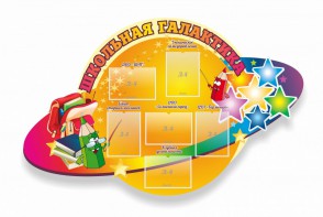 Стенд "Школьная галактика" резной стенд - fgospostavki.ru - Тула