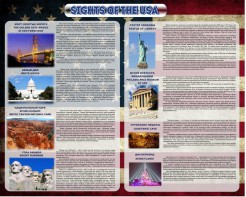 Стенд "Достопримечательности США" Вариант 2 - fgospostavki.ru - Тула
