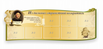 Стенд резной "Из дальних странствий возвратясь" - fgospostavki.ru - Тула
