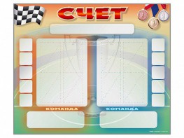 Стенд-табло маркерное для спортзалов - fgospostavki.ru - Тула