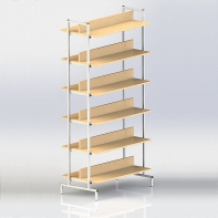 СТЕЛЛАЖ 2-СТОРОННИЙ НА МЕТАЛЛОКАРКАСЕ - fgospostavki.ru - Тула