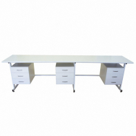 Стол 3-х тумбовый для лабораторных работ 2500*900*850 ЛДСП - fgospostavki.ru - Тула