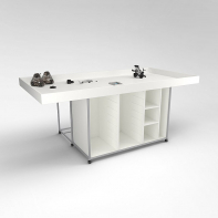 Стол для конструирования и робототехники с полками и местами хранения  - fgospostavki.ru - Тула