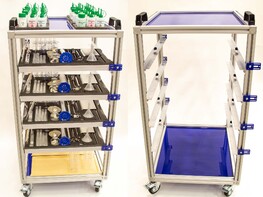 Мобильная стойка для хранения наборов ГИА по химии - fgospostavki.ru - Тула