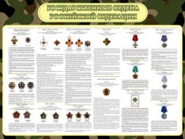 Стенд "Государственные ордена РФ" - fgospostavki.ru - Тула