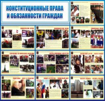 Стенд "Конституционные права и обязанности граждан" - fgospostavki.ru - Тула