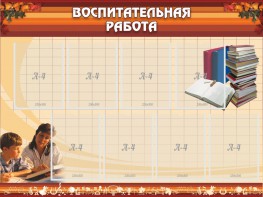 Стенд "Воспитательная работа" - fgospostavki.ru - Тула