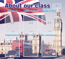 Стенд "About our class" - fgospostavki.ru - Тула