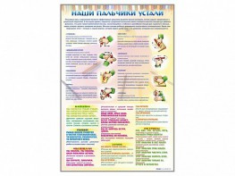 Стенд "Наши пальчики устали" (зарядка) - fgospostavki.ru - Тула