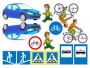 Магнитно-маркерная доска "Дорожные правила пешехода" с комплектом тематических магнитов - fgospostavki.ru - Тула