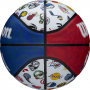 Мяч баскетбольный Wilson NBA All Team (размер 7, резина, тренировочный) - fgospostavki.ru - Тула